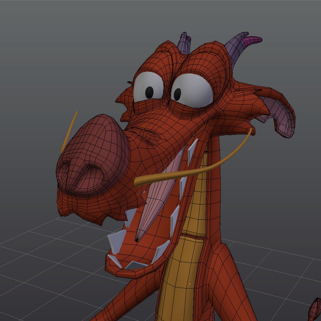 Mushu A-Pose preview image 3